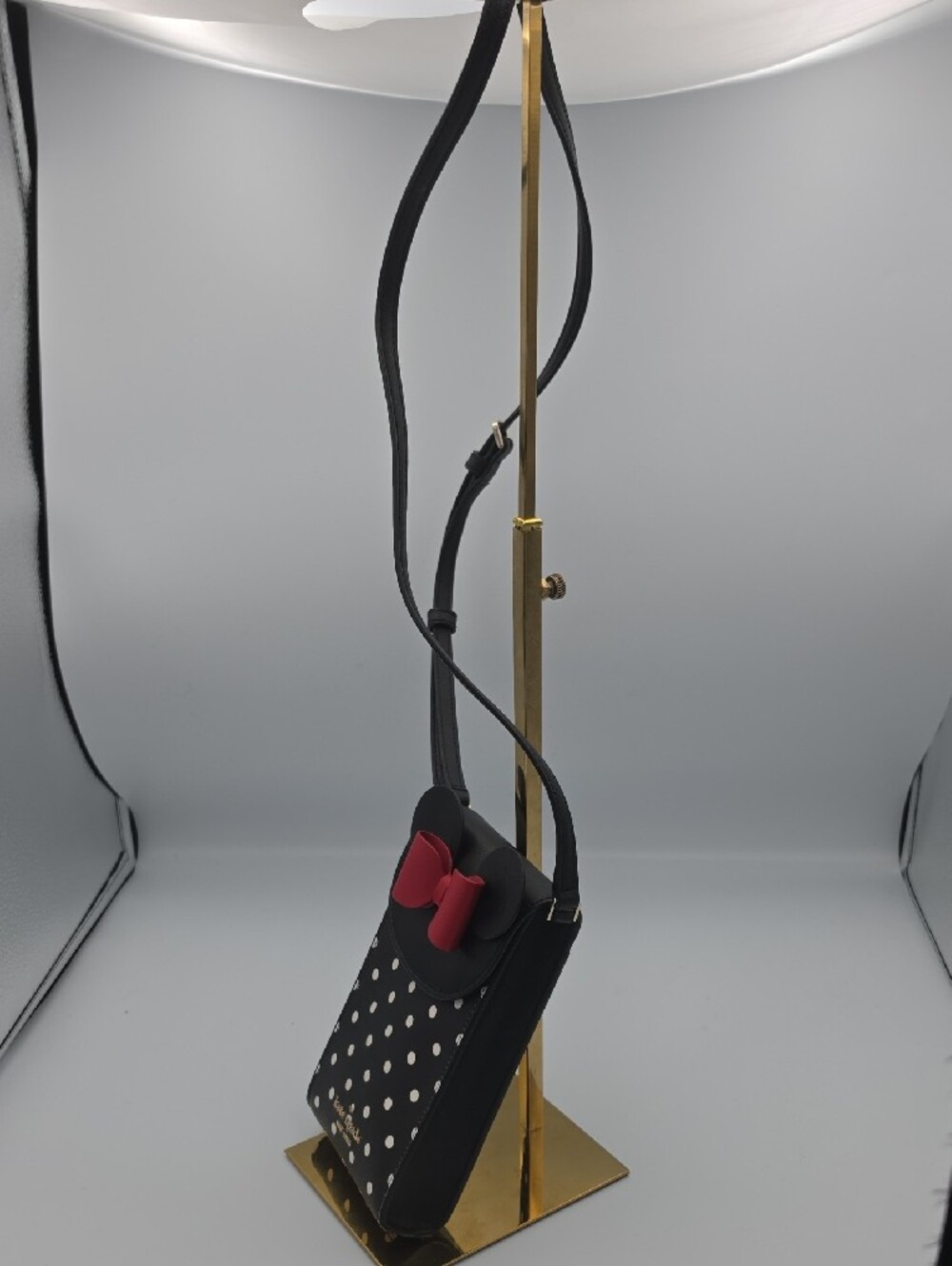 Kate Spade x Disney Minnie Mouse Polka Dot W Bow Phone Holder/Crossbody (NWOT)❤️ - Picture 8 of 14